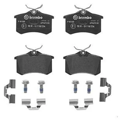 Produktbild von MAGNETI MARELLI Bremsbeläge Satz Bremsklötze für VW Golf IV Schrägheck (1J1) 363700485020