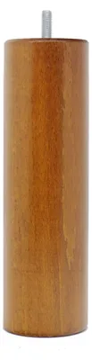 Obrázok produktu pre Nohy na nábytok z bukového dreva, výška 20 cm, priemer 6 cm
