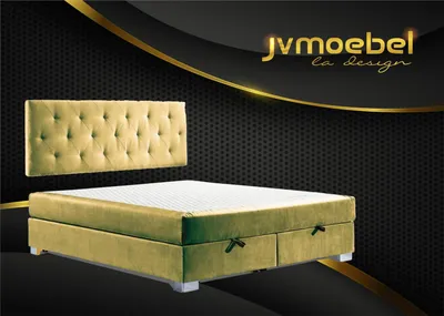 Produktbild von Luxus Boxspring Bett Betten Doppel Schlafzimmer Möbel Stoff  140 160 180 x 200cm