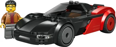 Immagine prodotto di LEGO City Supercar elettrica - Giocattolo auto da corsa - Modello con minifigure pilota - Set di gioco per lo sviluppo delle capacità motorie fini - Regalo per bambini dai 5 anni in su - 60486