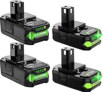 Obrázek produktu pro 18V lithium-iontová baterie, možnosti 9,0 Ah a 6,0 Ah,  CE a RoHS, 2 3 Ah 2 6 Ah