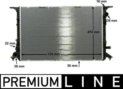 Zdjęcie produktu dla Chłodnica Vw A8 4,2Fsi/Tdi 09-