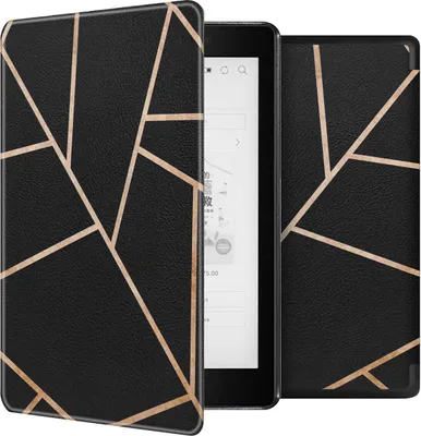 Produktbild von imoshion Design Slim Hard Case Klapphülle Kobo Aura One - Black Graphic