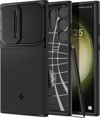 Produktbild von Spigen OPTIK ARMOR GALAXY S23 ULTRASCHWARZ Handyhlle