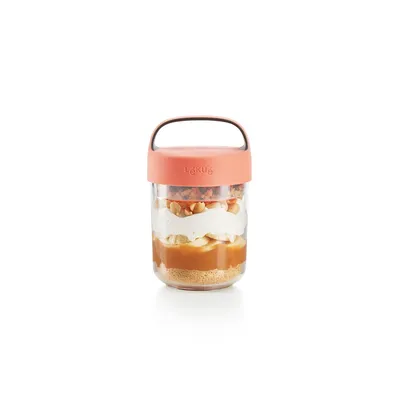 Obrázok produktu pre Nádoba JAR TO GO ružová 400 ml / Lekue