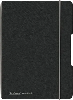 Immagine prodotto di Herlitz 50033782 Herlitz Notizheft flex A6 40Blatt LederoptikMix schwarz