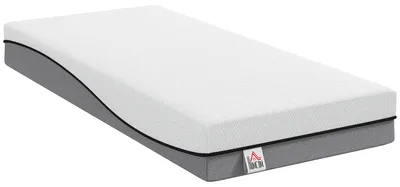 Produktbild von Matratze Taschenfederkernmatratze mit Memory-Schaumstoff grünem Tee H3 Härtegrad & CertiPUR 200x90x20 cm Grau