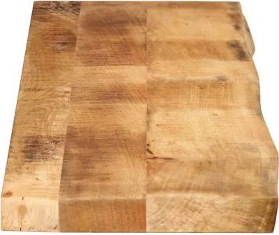Produktbild von vidaXL Tischplatte 180x20x2,5 cm Baumkante Massivholz Raues Mangoholz