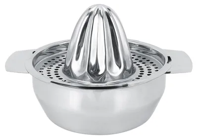 Produktbild von Handpresse aus Edelstahl für Zitrusfrüchte, Zitronen, Orangen, Fruchtpresse, Entsafter, Küchenzubehör