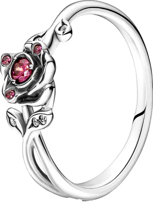 Produktbild von Pandora X Disney Ring 190017C01 Beauty and the Beast Rose Sterling Silber 925 Die Schöne und das Biest 17