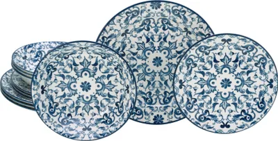 Produktbild von CreaTable, 16478, Fresco Blue, Tellerset 12-tlg, Steingut