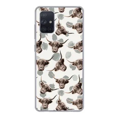 Produktbild von MuchoWow® Handyhülle Schutzhülle Hülle für Samsung Galaxy A51 Kuh - Schottischer Highlander - Tiere Silikon Softcase Handy Hülle - Schutzabdeckung