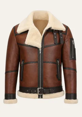 Produktbild von Bomberjacke - B16 MODELL 6 KASTANIE/CREME - Größe: 3XL