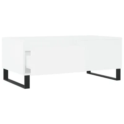 Produktbild von Couchtisch Weiß 90x50x36,5 cm Holzwerkstoff
