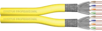 Produktbild von DIGITUS CAT 7A S/FTP, Datenkabel - Verlegekabel, 500 m, duplex, Cca, GHMT PVP