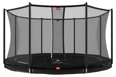 Produktbild von BERG Bodentrampolin Favorit InGround 430 + Sicherheitsnetz Comfort Schwarz