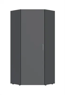 Produktbild von Eckschrank graphit MIAMI-43, B/H/T ca. 80/185/80 cm