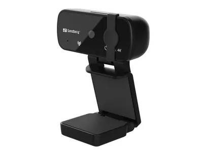 Obrázok produktu pre Sandberg USB Webcam Pro+ 4K, 8 MP, 3264 x 2448 px, Full HD, 30 fps, USB 2.0, Čierna