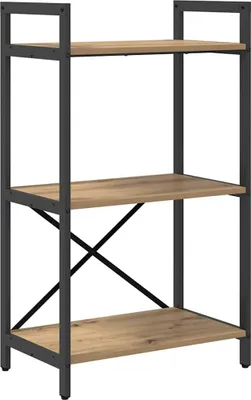 Obrázek produktu pro vidaXL Artisan dubová knihovna 56 x 34 x 96 cm materiál na bázi dřeva