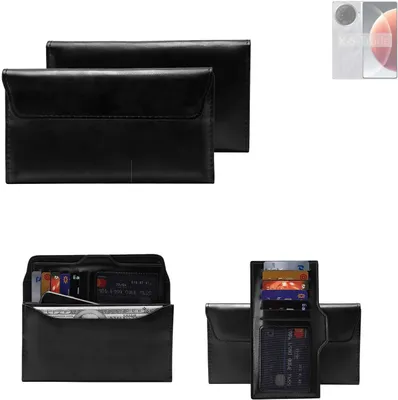 Produktbild von K-S-Trade Handy Hülle kompatibel mit Tecno Camon 30 Pro 5G Schutz Hülle Tasche Schutz Case Handytasche Kunstleder schwarz, 1x