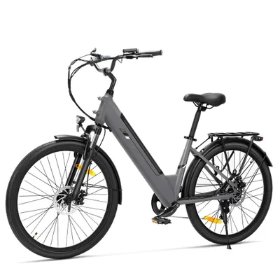 Productafbeelding van E-bike Touroll J2 ST (met laag frame), 250 W, 45 Nm, 561,6 Wh, actieradius tot 100 km, Shimano versnellingsbak met 7 versnellingen, verende voorvork