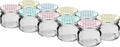 Produktbild von 10 Stück 30ml Vorratsgläser-Sturzgläser Set mit Schraubverschluss Einweckgläser