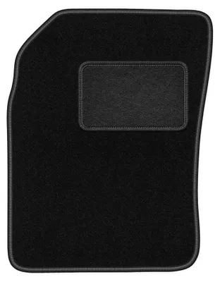 Produktbild von Fahrermatte Velours für Nissan Micra K11 1992-2003 (Schrägheck) – 1-tlg, Schwarz, passgenau – Wielganizator LUX