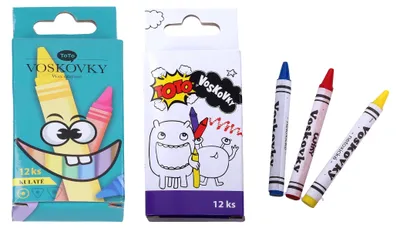 Obrázek produktu pro Voskové pastelky 12ks Toto