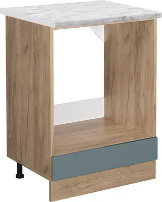 Image de Meuble pour four Vicco R-Line Bleu-gris 60cm PT Marbre, Model 45791