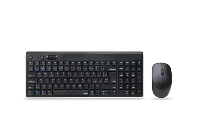Produktbild von Rapoo 8050T Multimode-Funktastatur und Maus Set CZ/SK