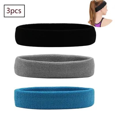 Produktbild von Sport Stirnband Damen Herren Schweißbänder Kopf Stirn Kopfband Sport für Laufen Fahrrad Joggen Tennis Fußball