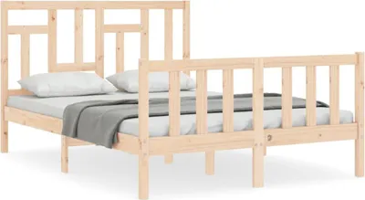 Produktbild von vidaXL Massivholzbett ohne Matratze 140x190 cm Kiefernholz