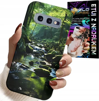 Immagine prodotto di Custodia Per Samsung Galaxy S10E - Foresta Fiume Ruscello Vista Natura