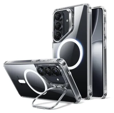 Produktbild von ESR Classic Hybrid Kickstand mit Magnetfunktion Hülle für Samsung Galaxy S26 - Transparent Handyhülle
