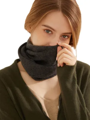Produktbild von Prettystern Damen Kaschmir Loop Schal Herbst Winter Cashmere Schlauch-Schal gest
