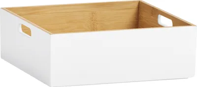 Immagine prodotto di Zeller Present, 30 x 27 x 10,5 cm, bambù, bianco