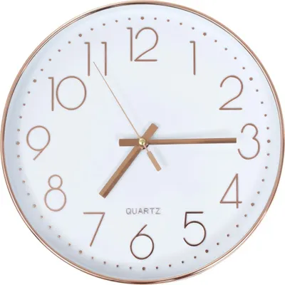 Immagine prodotto di vidaXL Orologio da parete 30 cm oro rosa