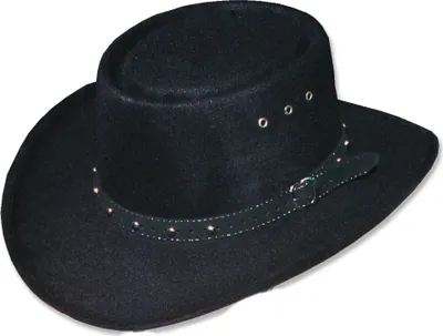 Zdjęcie produktu dla Westernowy kapelusz Black Jack, czarny 55 cm