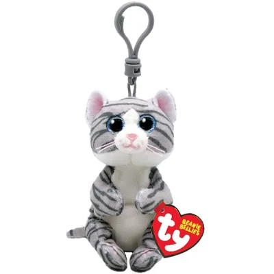 Obrázek produktu pro Ty Beanie Babies Bellies Clip Cuddle Cat Mitzi 10 cm