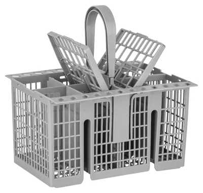 Image de Bac à couverts pour lave-vaisselle - 8 compartiments - Gris