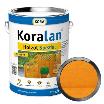Produktbild von KORA Koralan Holzöl-Spezial 2.5 Liter Lärche
