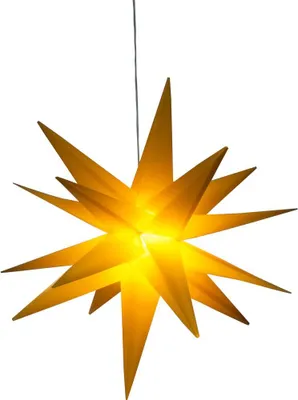 Produktbild von Star-Max LED Kunststoffstern 58 cm, gelb