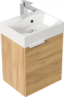 Obrázek produktu pro Umyvadlo 40 x 56 x 32 cm Umyvadlo do koupelny pro hosty Cubi Umyvadlo