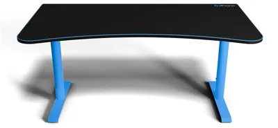 Produktbild von Arozzi Arena Groß Gaming-Schreibtisch - 160 x 82 x 71-81 cm - Blau