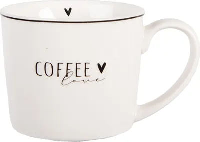 Productafbeelding van Clayre & Eef Kubek, 275 ml, Wit & Zwart