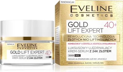 Produktbild von Eveline Gold Lift Expert Luxurious Firming Cream Serum 40+ festigende Liftingcreme gegen Falten 50 ml