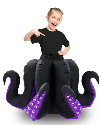 Aufblasbares Oktopus-Kostüm für Kinder, Halloween, Cosplay, One Size