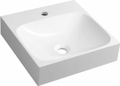 Produktbild von Sapho EMONA Gussmarmor-Waschbecken 40x40cm, Weiß