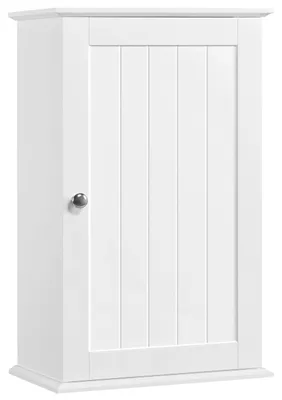 Immagine prodotto di Solidchoice - Armadietto a parete con porta, 35 x 20,5 x 55 cm, bianco