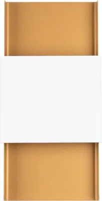 Produktbild von Wandleuchten ZELFON gold/weiß LED 3000K 2xG9 8W 40x7x20cm Sollux Lighting